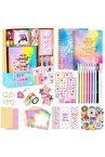 Kızlar için Stickerlı Defter ve Hobi Kit