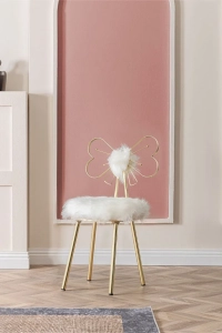 Kelebek Sandalye Peluş Sandalye Şık Tasarım