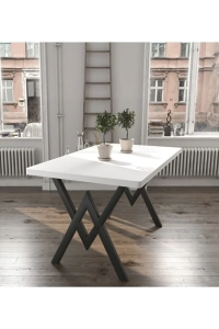 80x120 Alara Mutfak Masası Yemek Masası Balkon Masası Cafe Masası 1