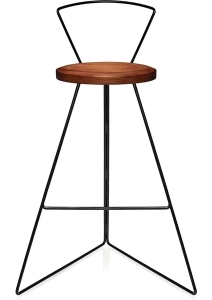 Modern Bar Sandalyesi Ahşaplı Bar Tipi Yüksek Tabure