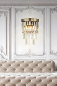 Desina Kristal Taşlı Lüks Aplik - (eskitme Kaplama)