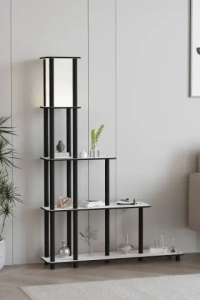 Escaleras Dekoratif Raflı Lambader