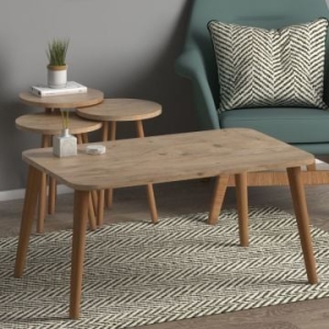 Soul Sehpa Seti Meşe