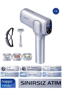 Infinity IPL Lazer Epilasyon Cihazı – Akıllı Cilt Sensörü, Sınırsız Atım, 9 Güç Seviyesi