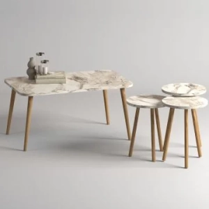 Soul Sehpa Seti Efes Mermer