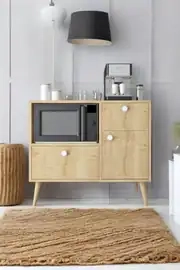 Fresh Kahve Köşesi / Çok Amaçlı Dolap / Airfryer Dolabı / Mutfak Organizeri