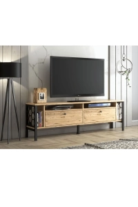 Luna 160 Cm Tv Ünitesi - Atlantik Çam / Siyah