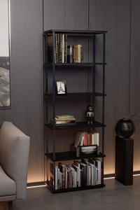 6 Raflı Kitaplık - Kitaplık - 60cm x 30cm x 160cm Kitaplık - Çevir Kur Kitaplık