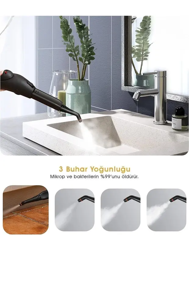 CB-107C Çok Fonksiyonlu Buharlı Temizlik Makinası - Buharlı Temizleyici