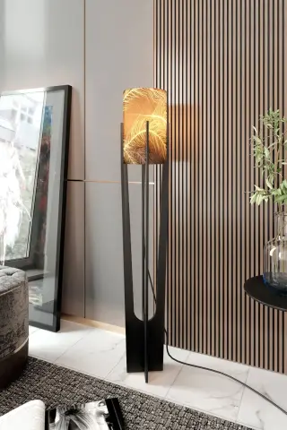 Minimalist Siyah Lambader