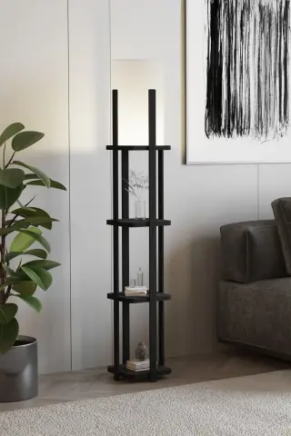 Buye Dekoratif Raflı Lambader